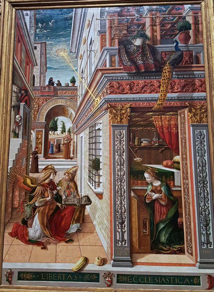 The Annunciation, with St. Emidius
